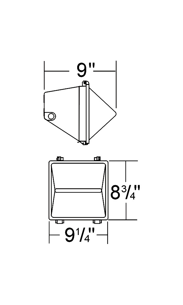 Size of wall light WP31
