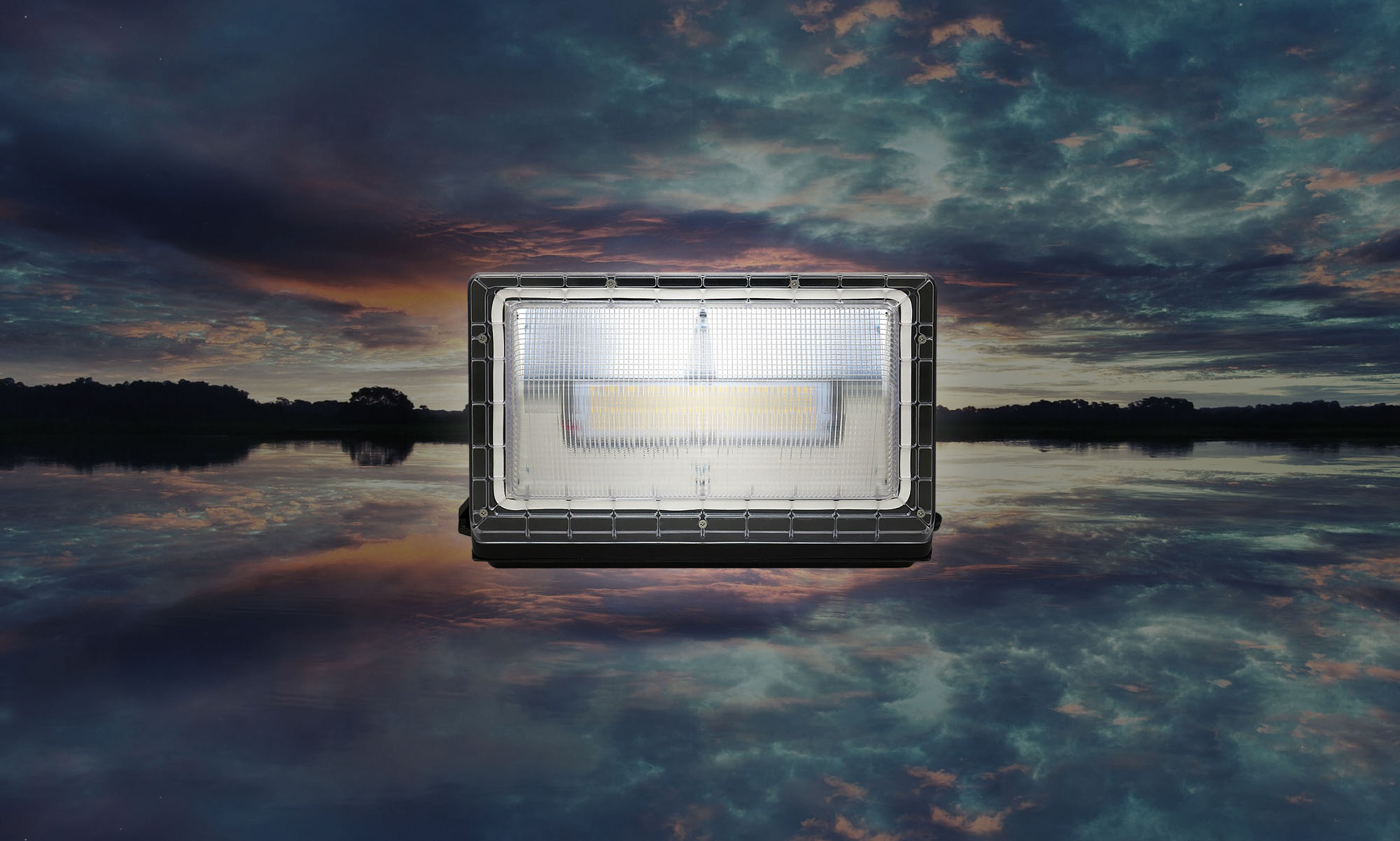 Wall light for pathway illumination