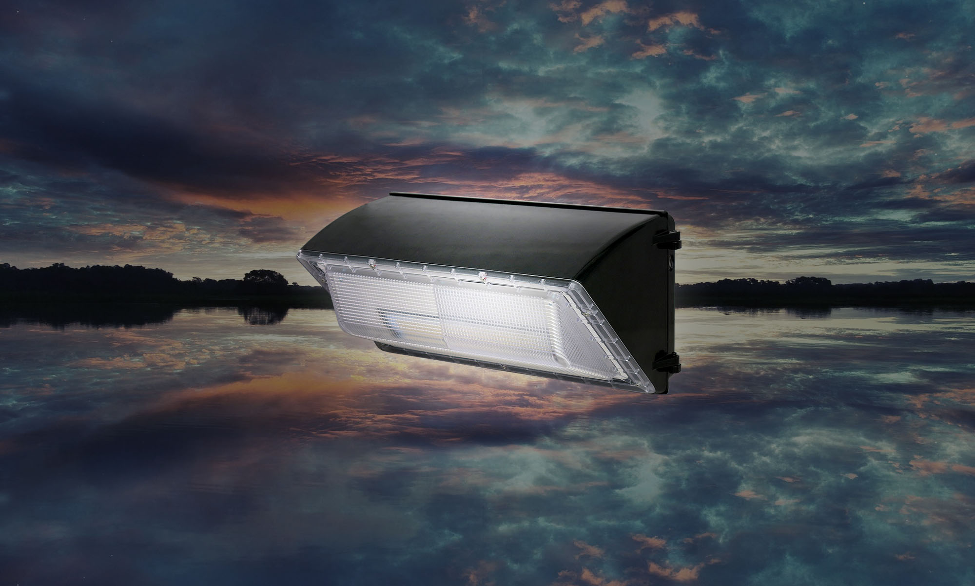 Wall light for pathway illumination