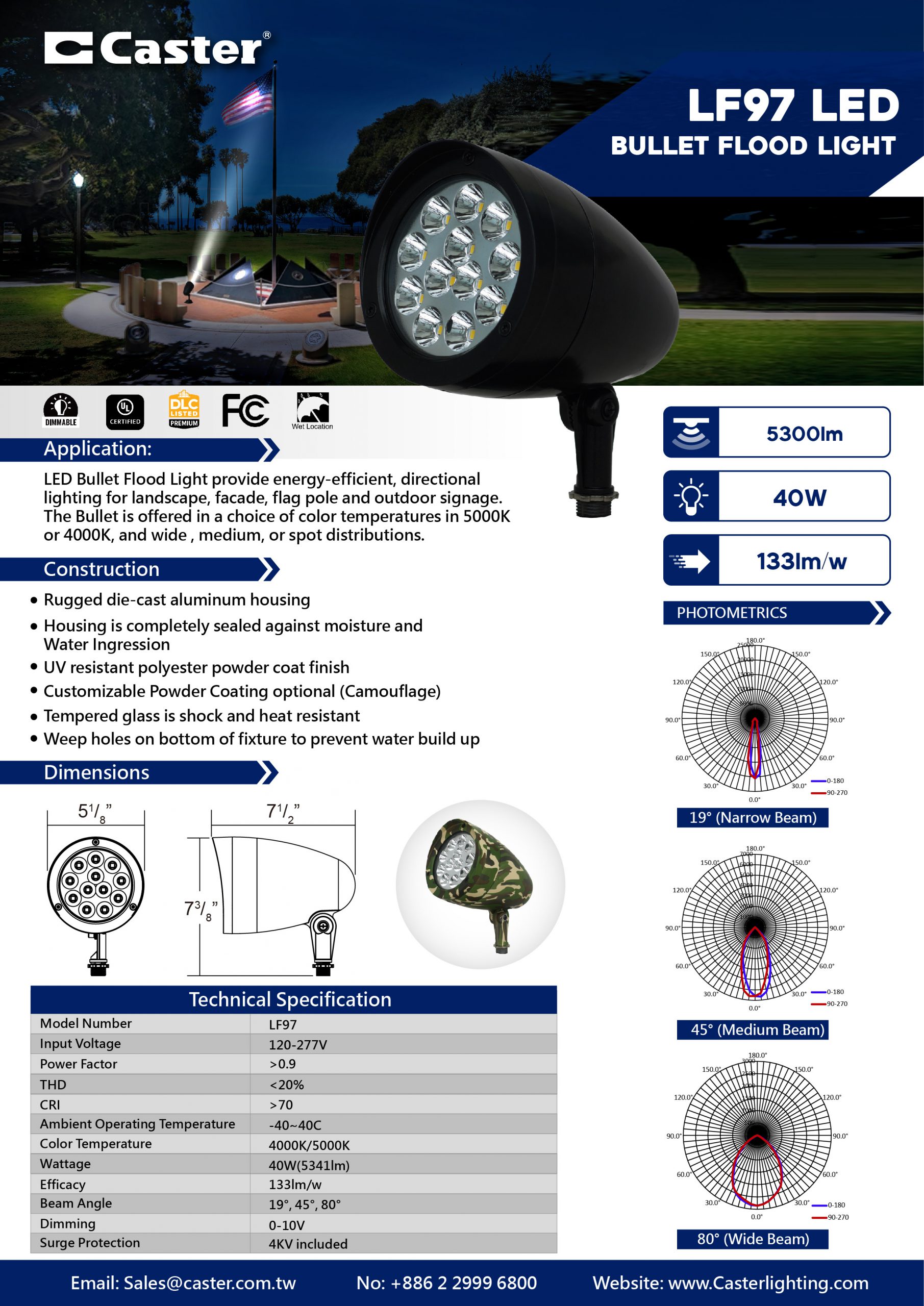 LED Bullet Flood Light